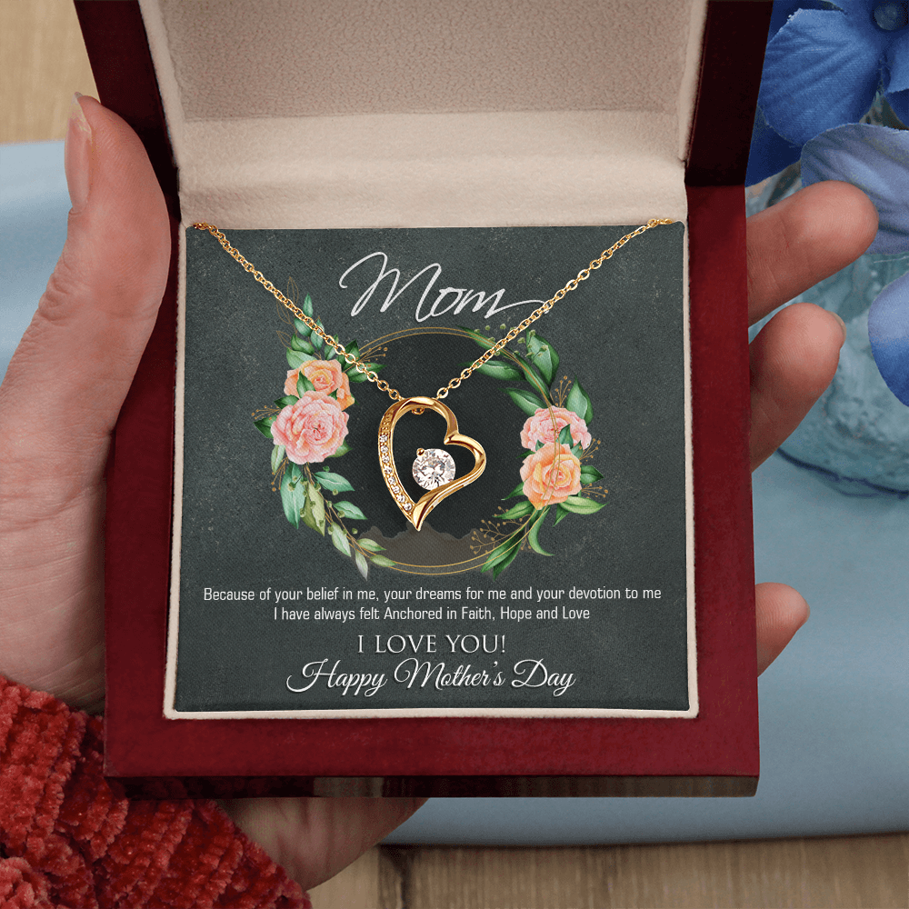 Mother's Day Gift from Son. Necklace with message card.Elegant Mothers Day Gifts for Mom, Grandma, Mother-in-Law, Wife, or Life Partner - Thoughtful Gifts for Mom from Daughter, Son, Daughter-in-Law, Son-in-Law, that says all you want to say.