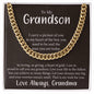 To My Grandson