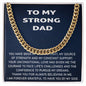 To My Strong Dad