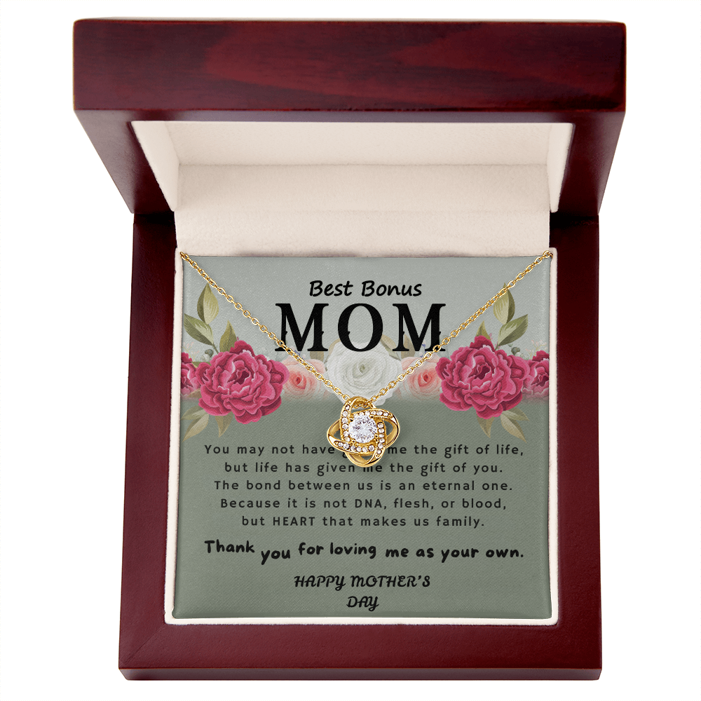 Best Bonus Mom.Elegant Mothers Day Gifts for Mom, Grandma, Mother-in-Law, Wife, or Life Partner - Thoughtful Gifts for Mom from Daughter, Son, Daughter-in-Law, Son-in-Law,