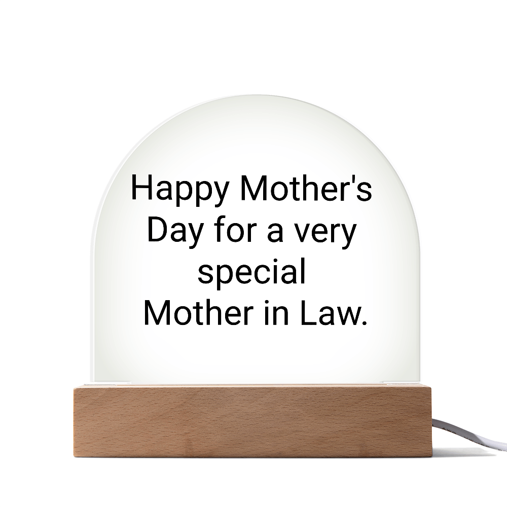 Mother's day gift for a very special Mother in Law.Elegant Mothers Day Gifts for Mom, Grandma, Mother-in-Law, Wife, or Life Partner - Thoughtful Gifts for Mom from Daughter, Son, Daughter-in-Law, Son-in-Law,