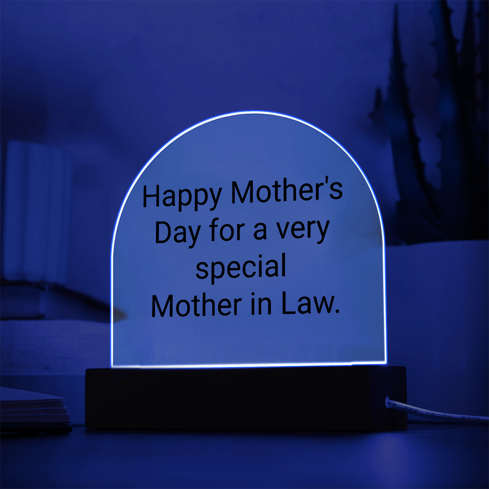 Mother's day gift for a very special Mother in Law.Elegant Mothers Day Gifts for Mom, Grandma, Mother-in-Law, Wife, or Life Partner - Thoughtful Gifts for Mom from Daughter, Son, Daughter-in-Law, Son-in-Law,