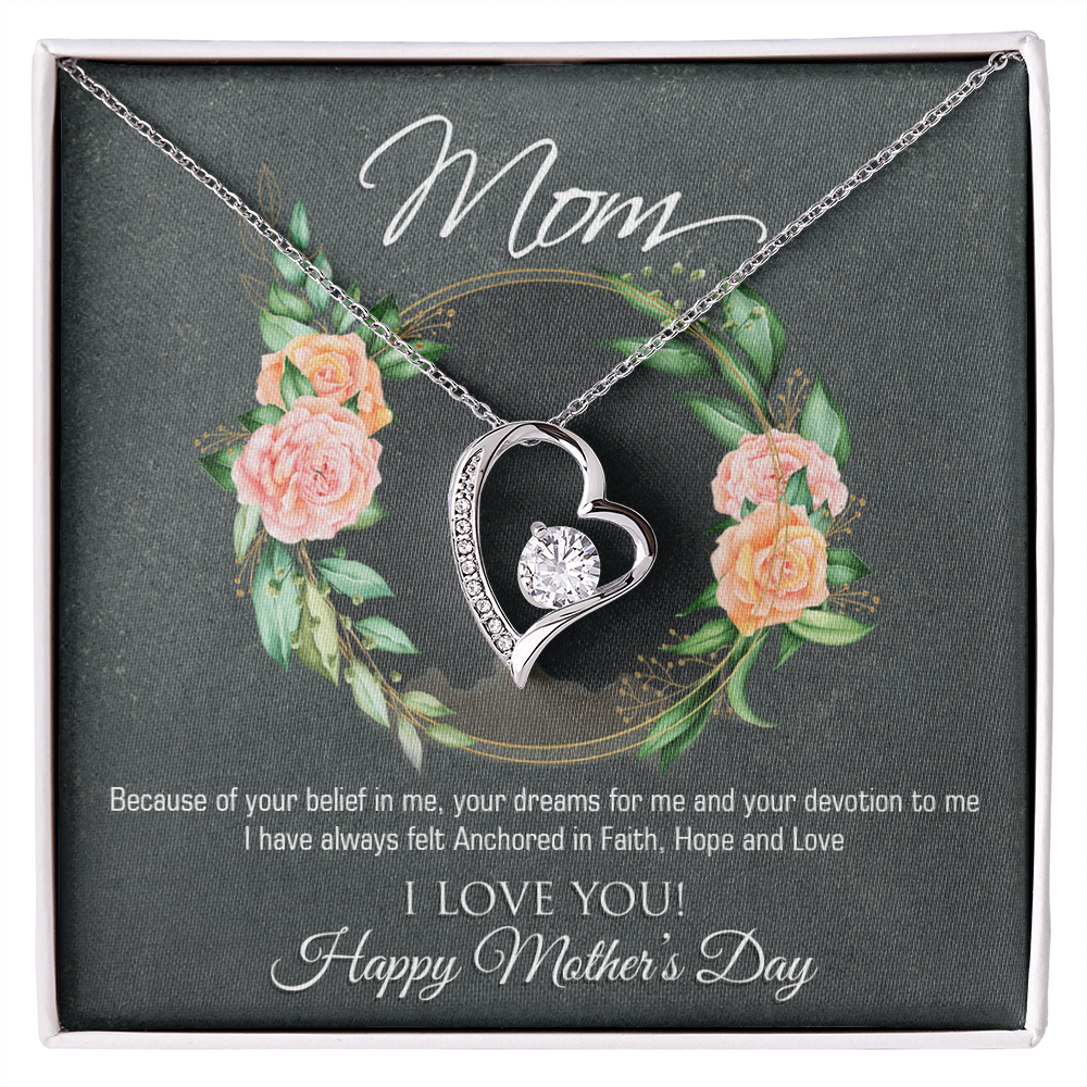 Mother's Day Gift from Son. Necklace with message card.Elegant Mothers Day Gifts for Mom, Grandma, Mother-in-Law, Wife, or Life Partner - Thoughtful Gifts for Mom from Daughter, Son, Daughter-in-Law, Son-in-Law, that says all you want to say.