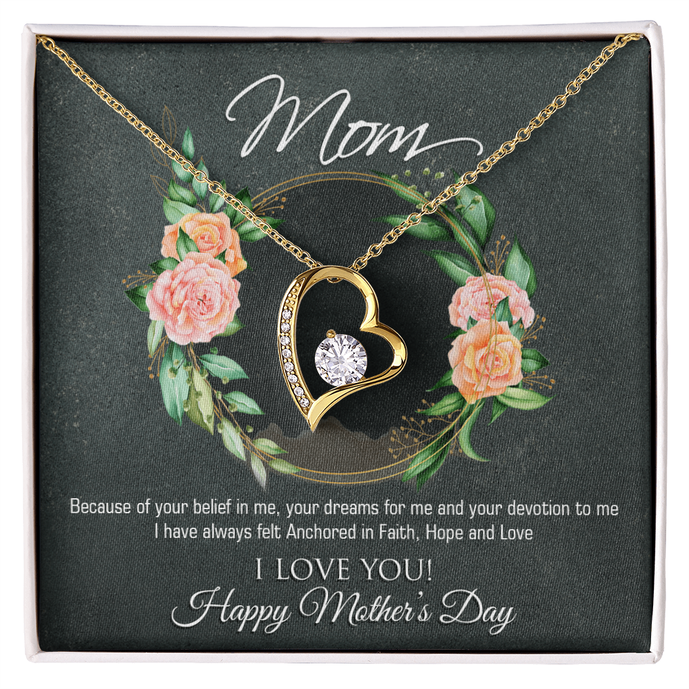 Mother's Day Gift from Son. Necklace with message card.Elegant Mothers Day Gifts for Mom, Grandma, Mother-in-Law, Wife, or Life Partner - Thoughtful Gifts for Mom from Daughter, Son, Daughter-in-Law, Son-in-Law, that says all you want to say.