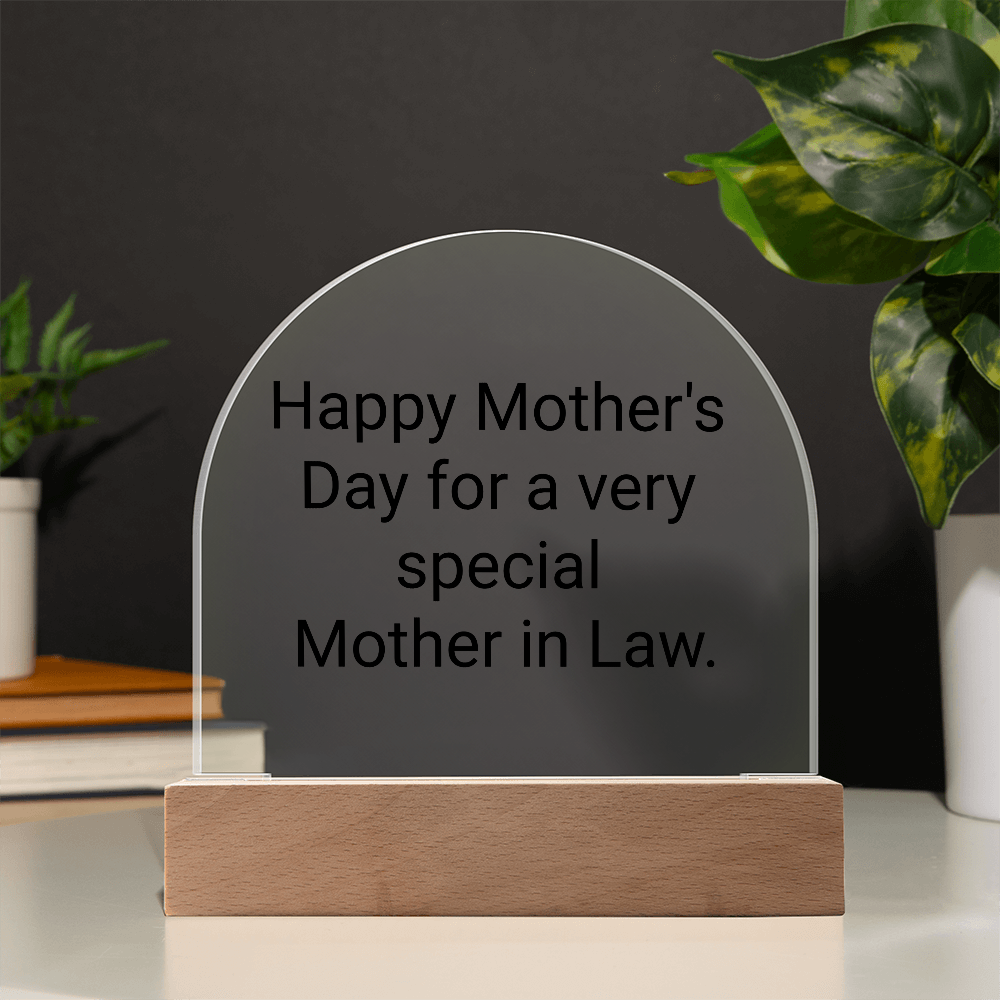 Mother's day gift for a very special Mother in Law.Elegant Mothers Day Gifts for Mom, Grandma, Mother-in-Law, Wife, or Life Partner - Thoughtful Gifts for Mom from Daughter, Son, Daughter-in-Law, Son-in-Law,