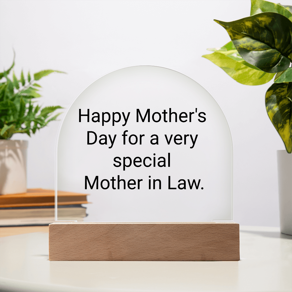 Mother's day gift for a very special Mother in Law.Elegant Mothers Day Gifts for Mom, Grandma, Mother-in-Law, Wife, or Life Partner - Thoughtful Gifts for Mom from Daughter, Son, Daughter-in-Law, Son-in-Law,