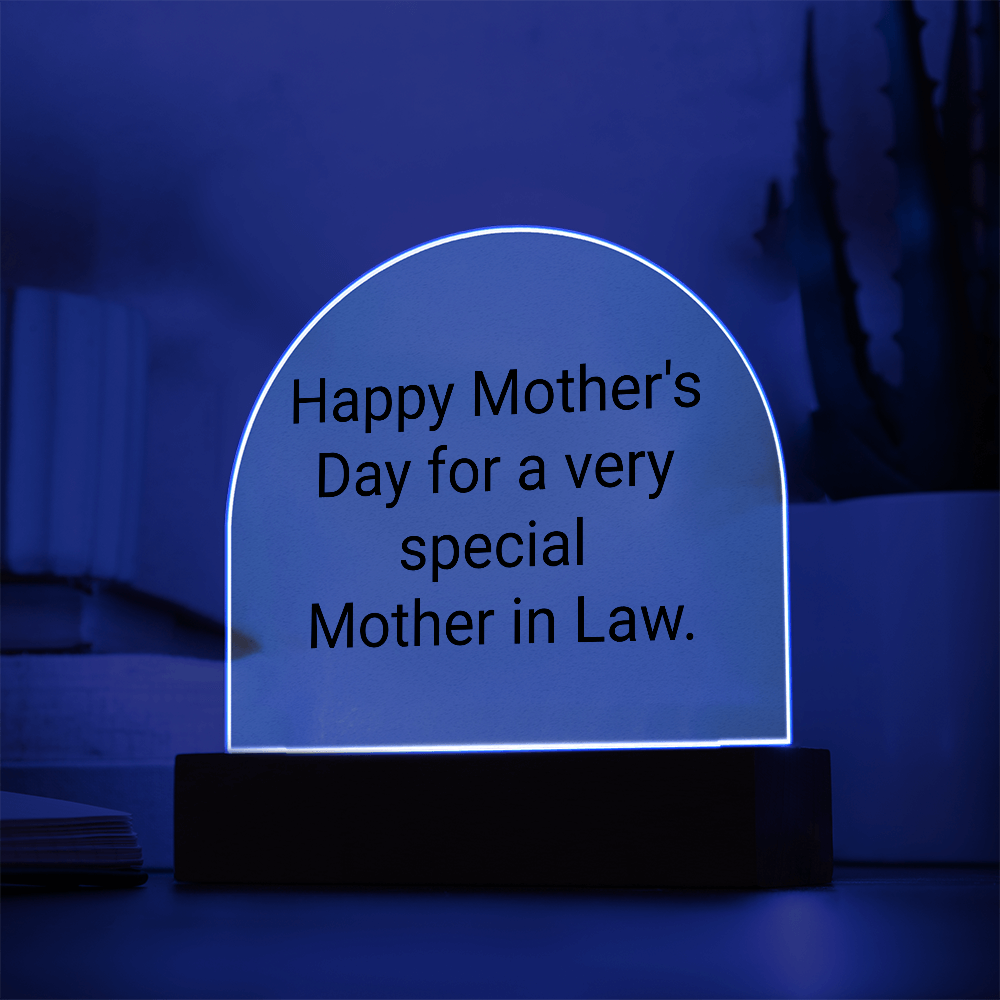 Mother's day gift for a very special Mother in Law.Elegant Mothers Day Gifts for Mom, Grandma, Mother-in-Law, Wife, or Life Partner - Thoughtful Gifts for Mom from Daughter, Son, Daughter-in-Law, Son-in-Law,