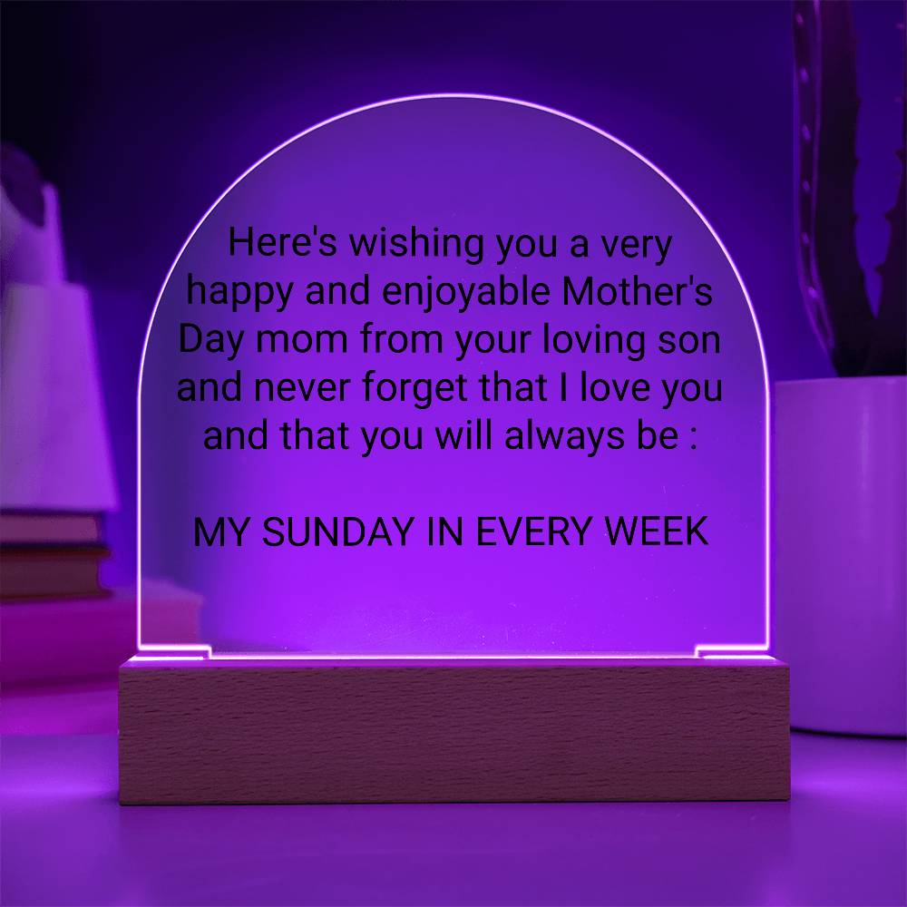 Mothers Day gift from a very loving son.Elegant Mothers Day Gifts for Mom, Grandma, Mother-in-Law, Wife, or Life Partner - Thoughtful Gifts for Mom from Daughter, Son, Daughter-in-Law, Son-in-Law,