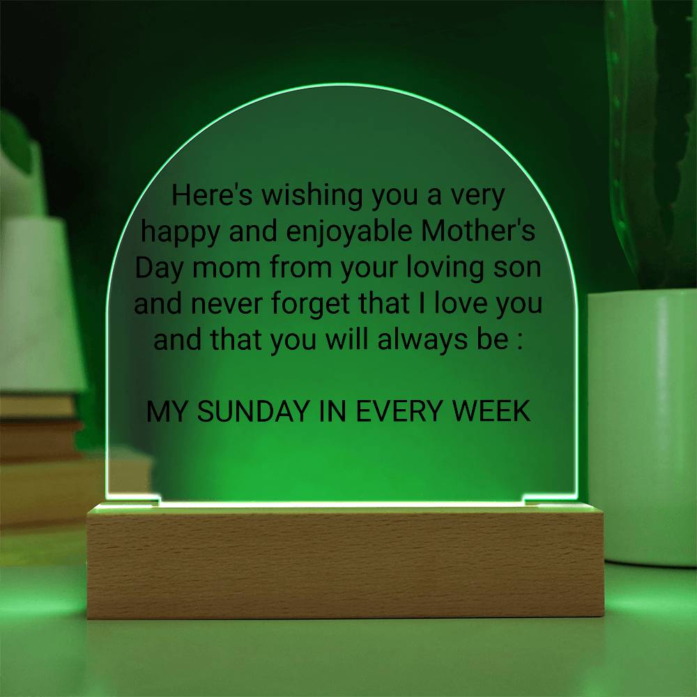 Mothers Day gift from a very loving son.Elegant Mothers Day Gifts for Mom, Grandma, Mother-in-Law, Wife, or Life Partner - Thoughtful Gifts for Mom from Daughter, Son, Daughter-in-Law, Son-in-Law,