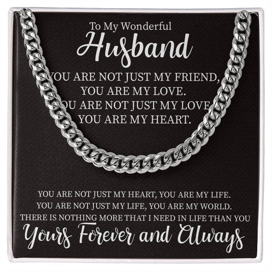 To My Wonderful Husband