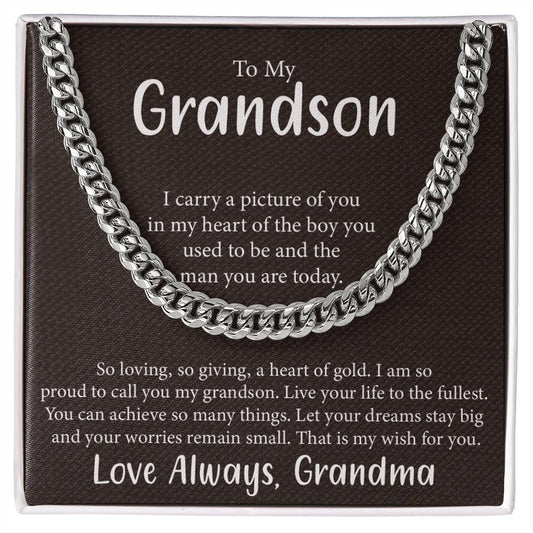 To My Grandson