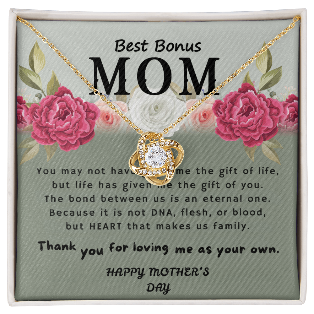Best Bonus Mom.Elegant Gifts for Mom, Grandma, Mother-in-Law, Wife, or Life Partner - Thoughtful Gifts for Mom from Daughter, Son, Daughter-in-Law, Son-in-Law,