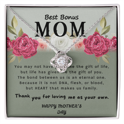 Best Bonus Mom.Elegant Mothers Day Gifts for Mom, Grandma, Mother-in-Law, Wife, or Life Partner - Thoughtful Gifts for Mom from Daughter, Son, Daughter-in-Law, Son-in-Law,