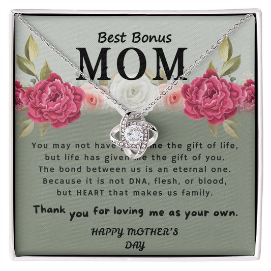 Best Bonus Mom.Elegant Mothers Day Gifts for Mom, Grandma, Mother-in-Law, Wife, or Life Partner - Thoughtful Gifts for Mom from Daughter, Son, Daughter-in-Law, Son-in-Law,