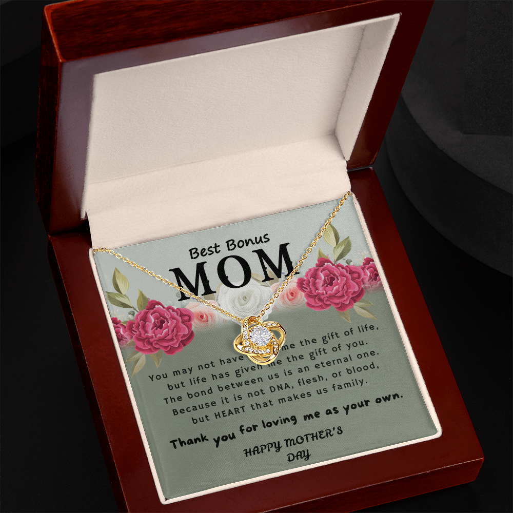 Best Bonus Mom.Elegant Gifts for Mom, Grandma, Mother-in-Law, Wife, or Life Partner - Thoughtful Gifts for Mom from Daughter, Son, Daughter-in-Law, Son-in-Law,