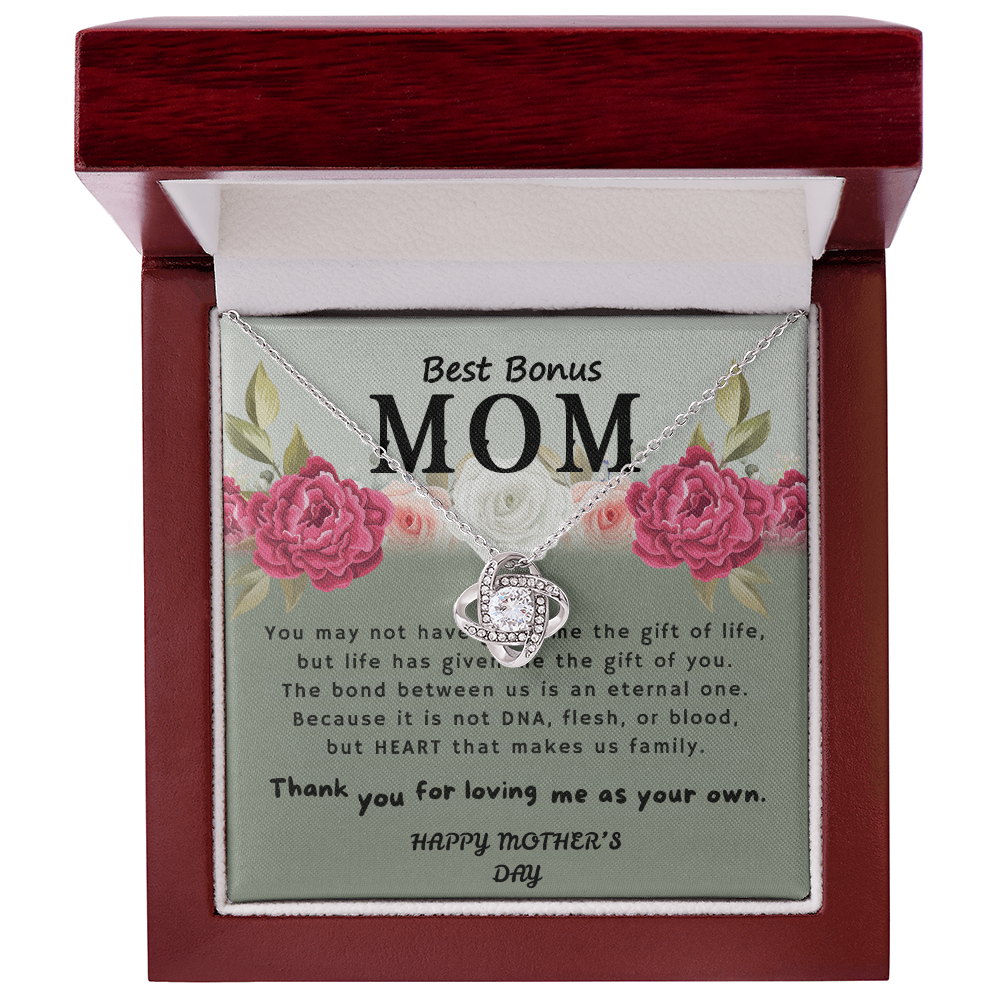 Best Bonus Mom.Elegant Gifts for Mom, Grandma, Mother-in-Law, Wife, or Life Partner - Thoughtful Gifts for Mom from Daughter, Son, Daughter-in-Law, Son-in-Law,