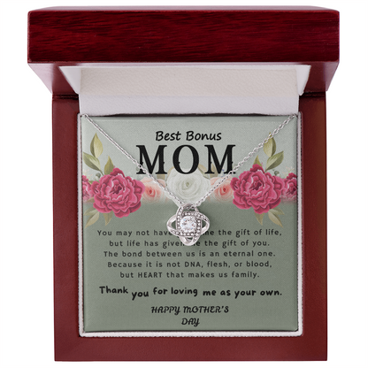 Best Bonus Mom.Elegant Mothers Day Gifts for Mom, Grandma, Mother-in-Law, Wife, or Life Partner - Thoughtful Gifts for Mom from Daughter, Son, Daughter-in-Law, Son-in-Law,
