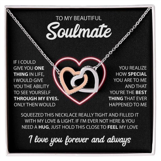 To My Beautiful Soulmate Pendant Necklace