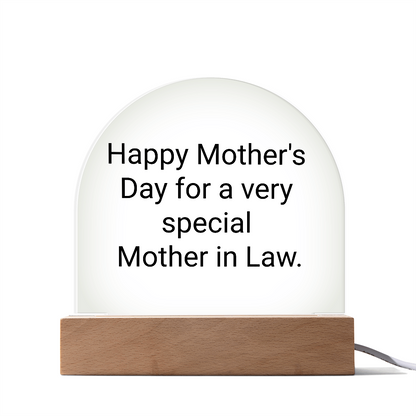 Mother's day gift for a very special Mother in Law.Elegant Mothers Day Gifts for Mom, Grandma, Mother-in-Law, Wife, or Life Partner - Thoughtful Gifts for Mom from Daughter, Son, Daughter-in-Law, Son-in-Law,